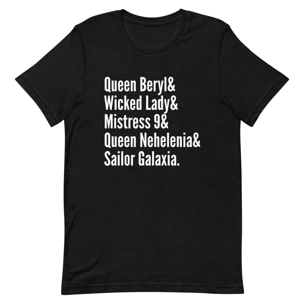 Queen Villains Only Short-Sleeve Unisex T-Shirt