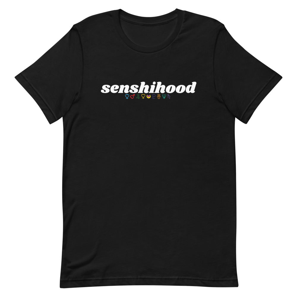 Senshihood Short-Sleeve Unisex T-Shirt (Black)
