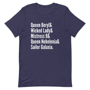 Queen Villains Only Short-Sleeve Unisex T-Shirt