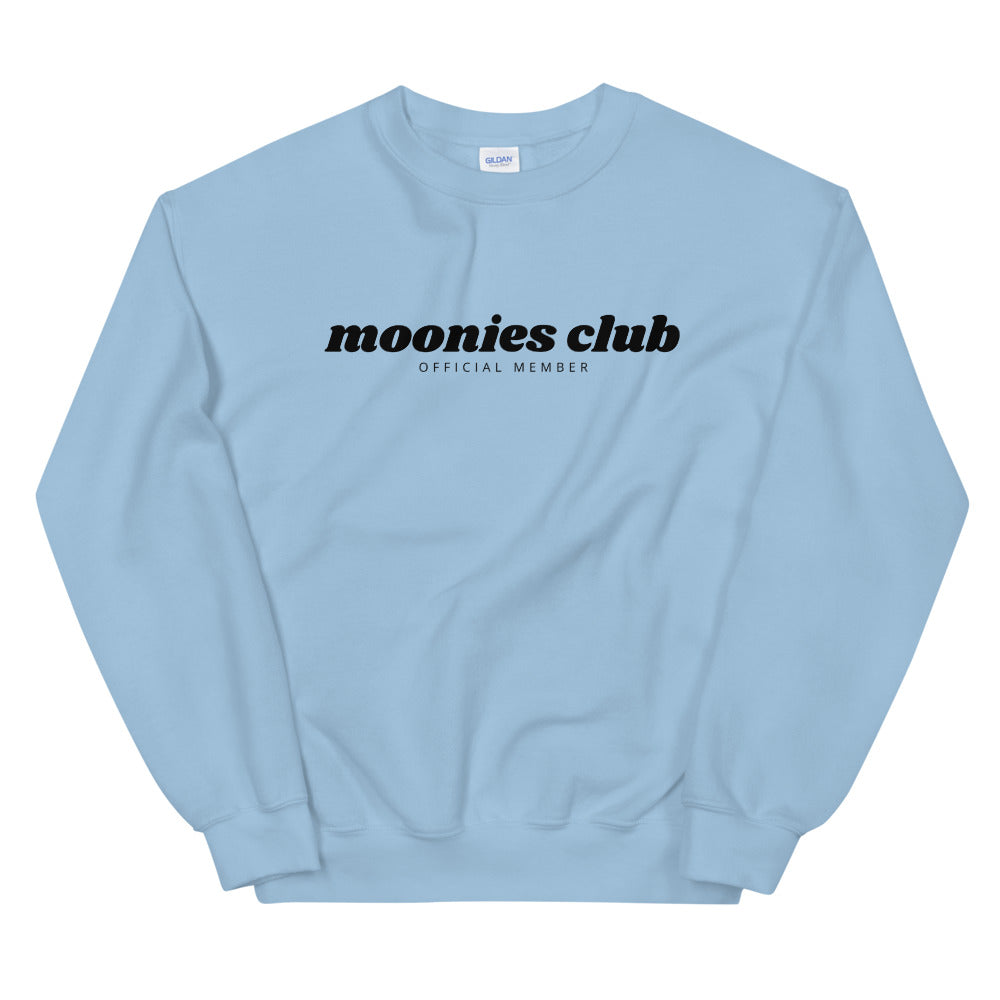 Moonies Club Unisex Sweatshirt (Black)
