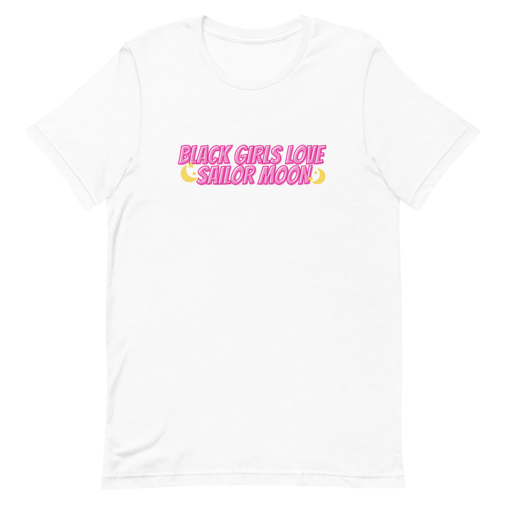 Black Girls Love Sailor Moon Short-Sleeve Unisex T-Shirt